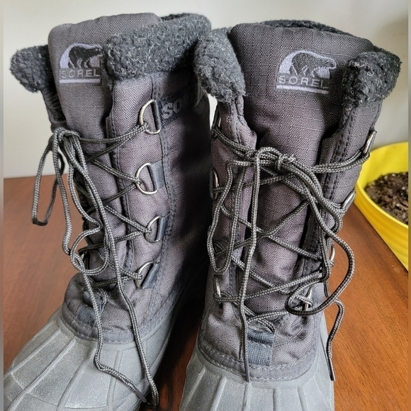 Sorel Cumberland black snow winter waterproof boots size 10 black - Picture 5 of 9